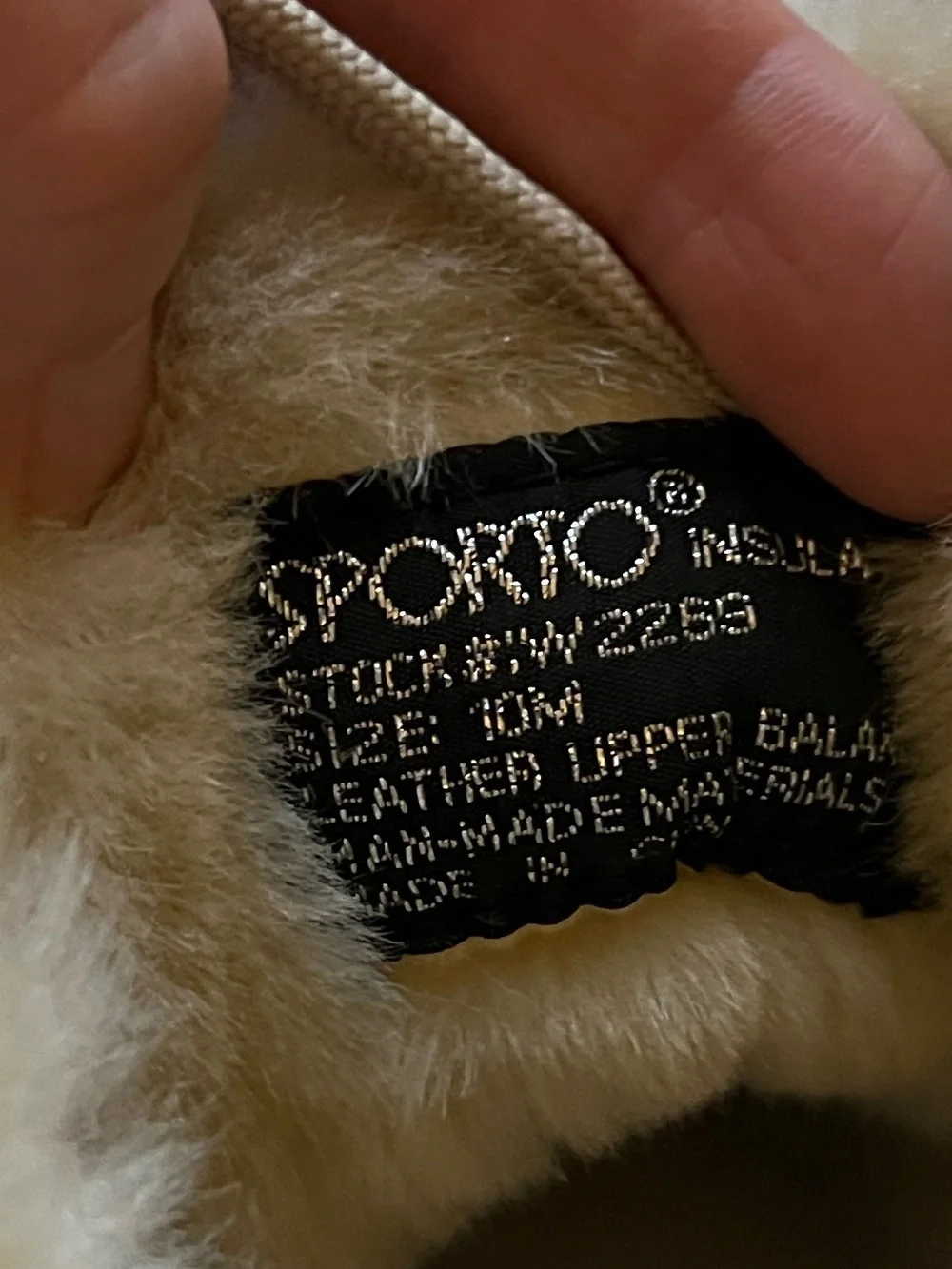 SPORTO Women’s Size 10M Suede Cream with Fur Lace up Heeled Winter Boots